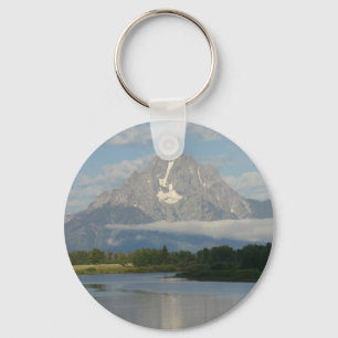 Jackson Hole River at Grand Teton National Park Keychain