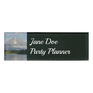 Jackson Hole River at Grand Teton National Park Name Tag