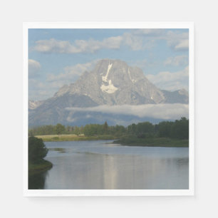 Jackson Hole River at Grand Teton National Park Napkin