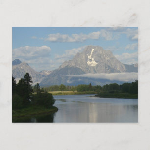 Jackson Hole River at Grand Teton National Park Postcard