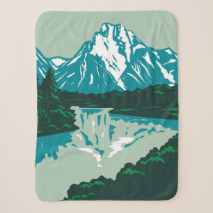 Jackson Hole Valley Sherpa Blanket