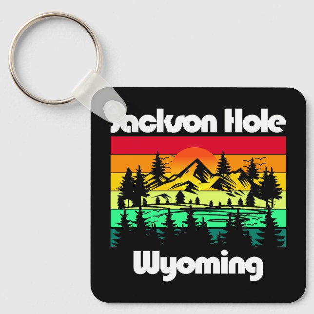 Jackson Hole Wyoming Keychain (Front)