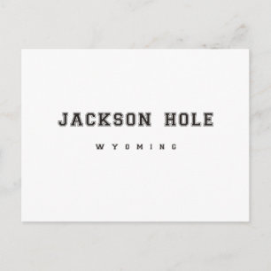 Jackson Hole Wyoming Postcard