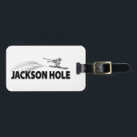 Jackson Hole Wyoming Ski Jumper Luggage Tag<br><div class="desc">As the gateway to Grand Teton and Yellowstone National Parks and a premier ski destination,  Jackson Hole Wyoming is paradise!</div>