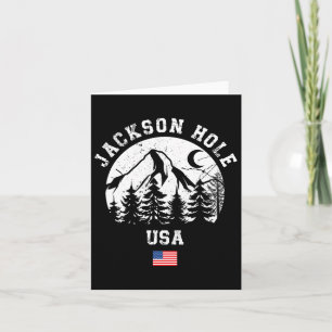 Jackson Hole Wyoming Ski Resort Alpine Skiing Amer Card