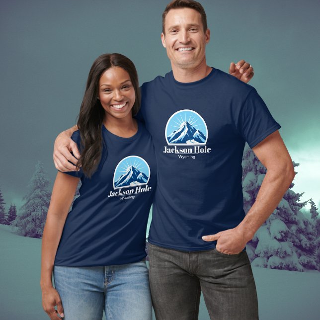 Jackson Hole Wyoming ski resort mountain T-Shirt (Creator Uploaded)