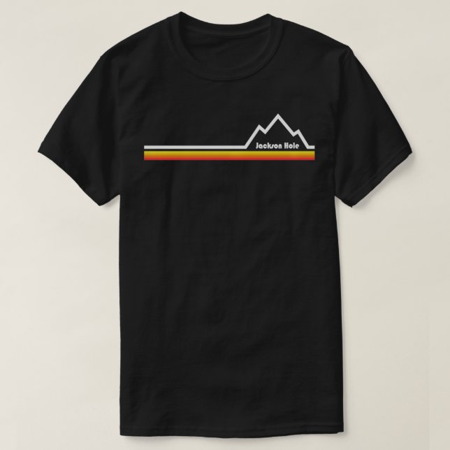 Jackson Hole Wyoming  T-Shirt (Design Front)