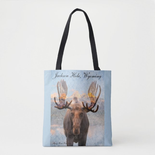 Jackson Hole, Wyoming Tote Bag (Front)