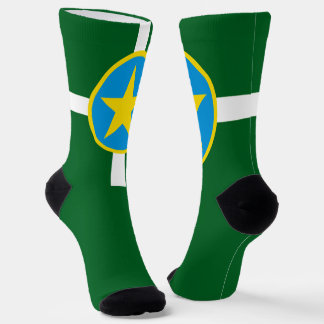 Jackson (Mississippi) city flag Socks
