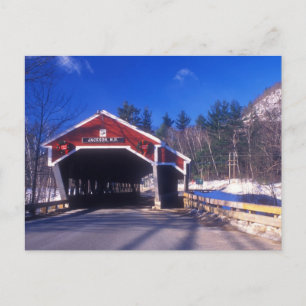 Jackson NH Covered Bridge Postcard