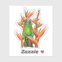 Jackson’s Chameleon among the bird of paradise 