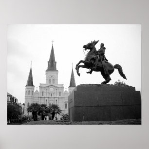Jackson Square, New Orleans, Louisiana Poster