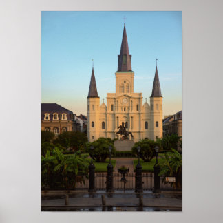 Jackson Square St Louis Cathedral New Orleans Poster