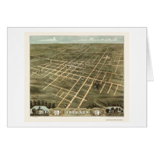 Jackson, TN Panoramic Map - 1870