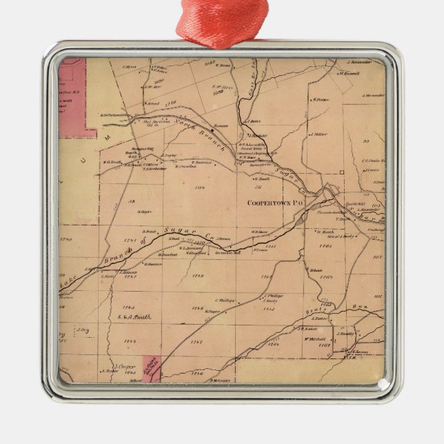 Jackson Township Metal Ornament (Front)