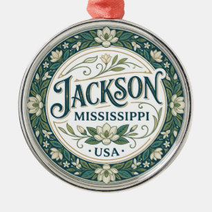 Jackson USA Metal Ornament