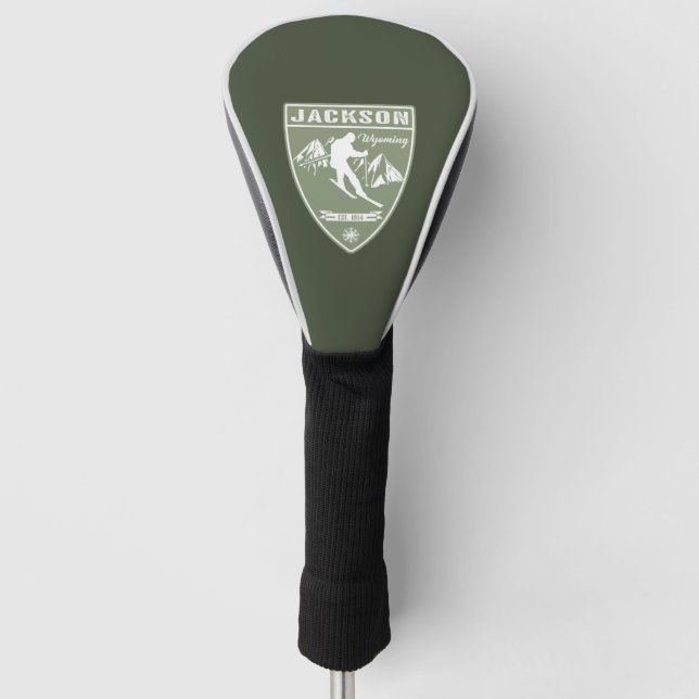 Jackson Wyoming Golf Head Cover (Front)