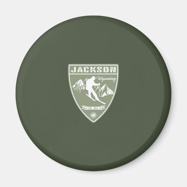 Jackson Wyoming Magnet (Front)