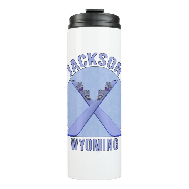 Jackson, Wyoming Thermal Tumbler (Front)