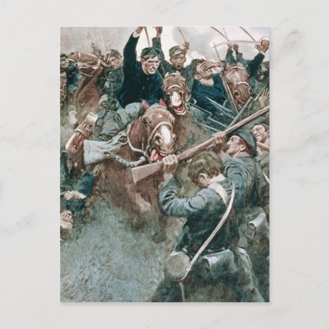 Jackson's Brigade Standing Like a Stone Wall Postcard (Front)