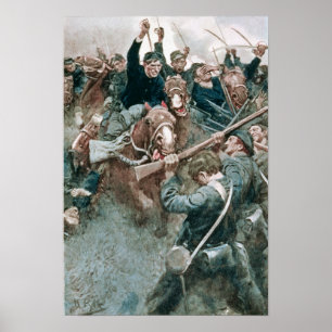 Jackson's Brigade Standing Like a Stone Wall Poster