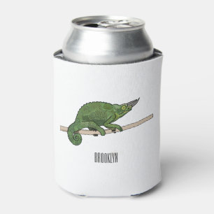Jackson's chameleon cartoon illustration can cooler