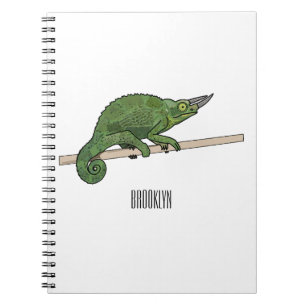 Jackson's chameleon cartoon illustration notebook