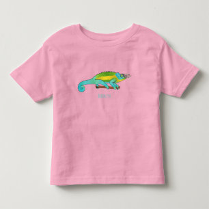 Jackson's chameleon cartoon illustration toddler t-shirt
