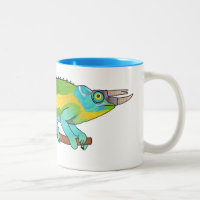 Jackson's chameleon cartoon illustration 