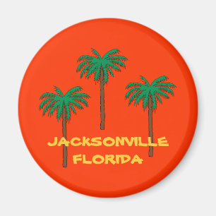 JACKSONVILLE, aimant frigo palmier FLORIDA