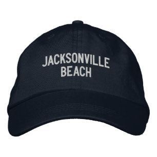 Jacksonville Beach Embroidered Baseball Hat