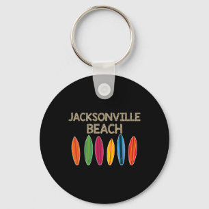 Jacksonville Beach Family Vacation Shirt Florida Keychain