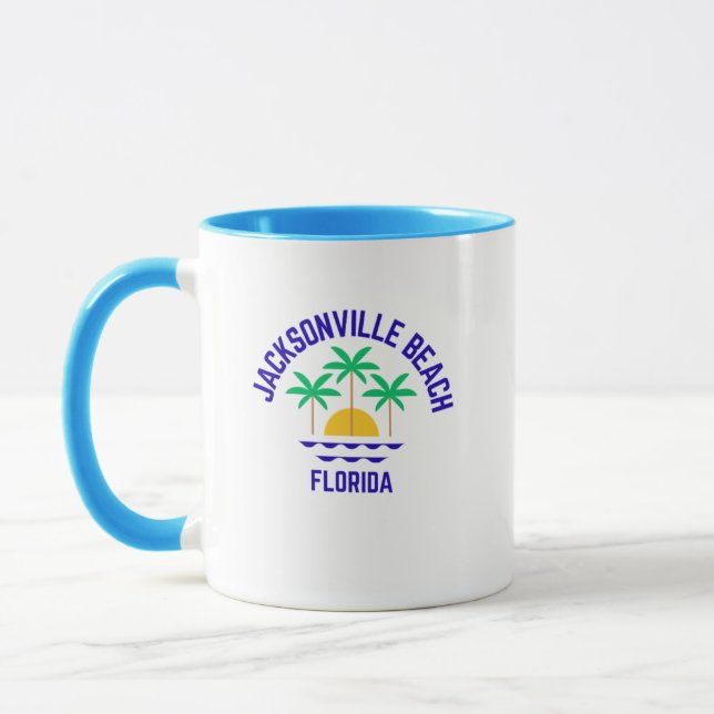 Jacksonville Beach Florida Coffee Mug (Left)