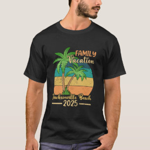 Jacksonville Beach Florida Family Vacation 2025 Su T-Shirt