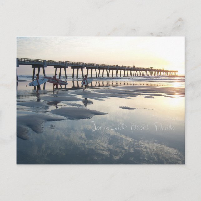 Jacksonville Beach, Florida Postcard (Front)