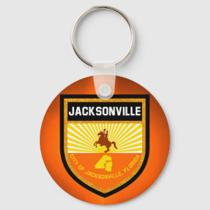 Jacksonville Flag Keychain