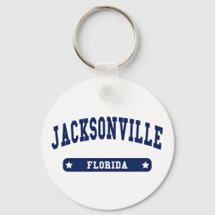 Jacksonville Florida College Style tee shirts Keychain