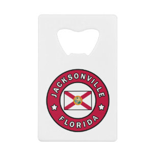 Jacksonville Florida Credit Card Bottle Opener