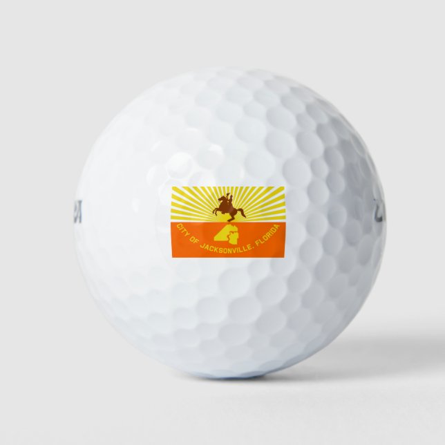Jacksonville, Florida Golf Balls (Front)