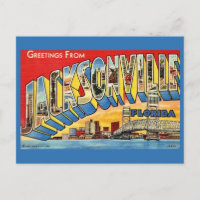Jacksonville Florida Greetings Postcard
