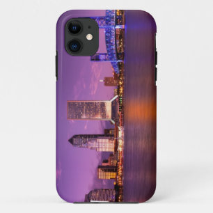 Jacksonville Florida Skyline at Night iPhone 11 Case