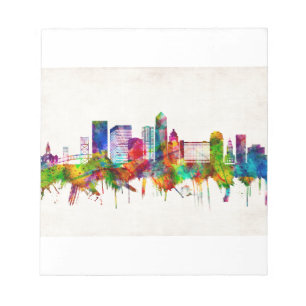 Jacksonville Florida Skyline Notepad