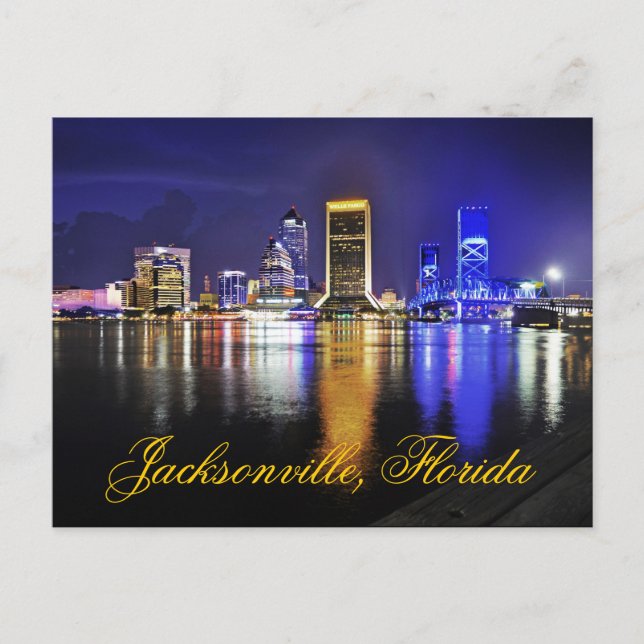 Jacksonville, Florida, U.S.A. Postcard (Front)