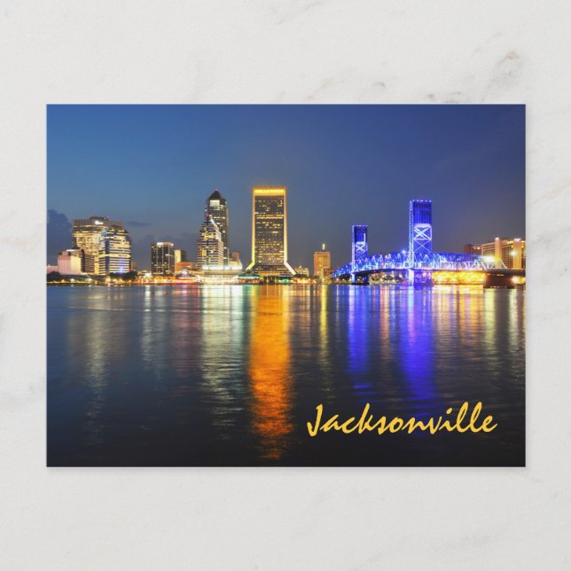 Jacksonville, Florida, U.S.A. Postcard (Front)