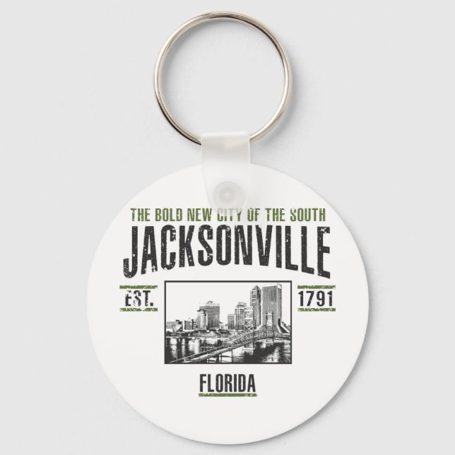 Jacksonville Keychain (Front)