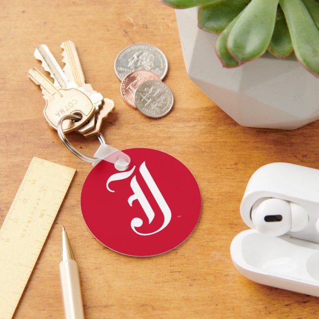 Jacksonville State University Classic JSU Letter Keychain (Desk)
