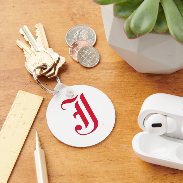 Jacksonville State University Classic JSU Letter Keychain (Desk)