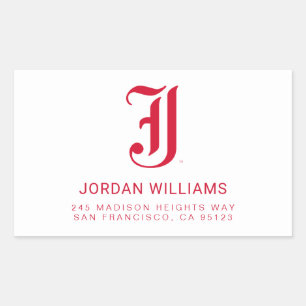 Jacksonville State University Classic JSU Letter Sticker