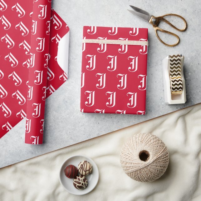 Jacksonville State University Classic JSU Letter Wrapping Paper (Crafts)