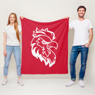 Jacksonville State University Gamecocks Red Eagle Fleece Blanket